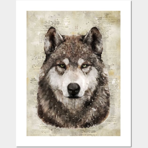 Wolf Wall Art by Durro